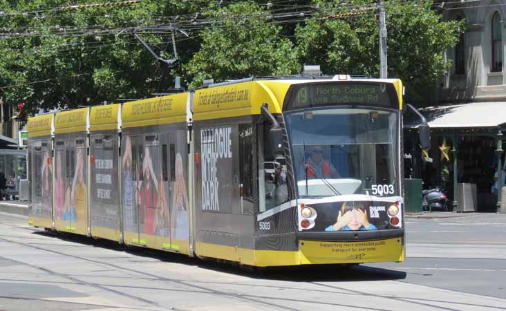 Yarra Trams Combino 5003 Dialogue in the Dark